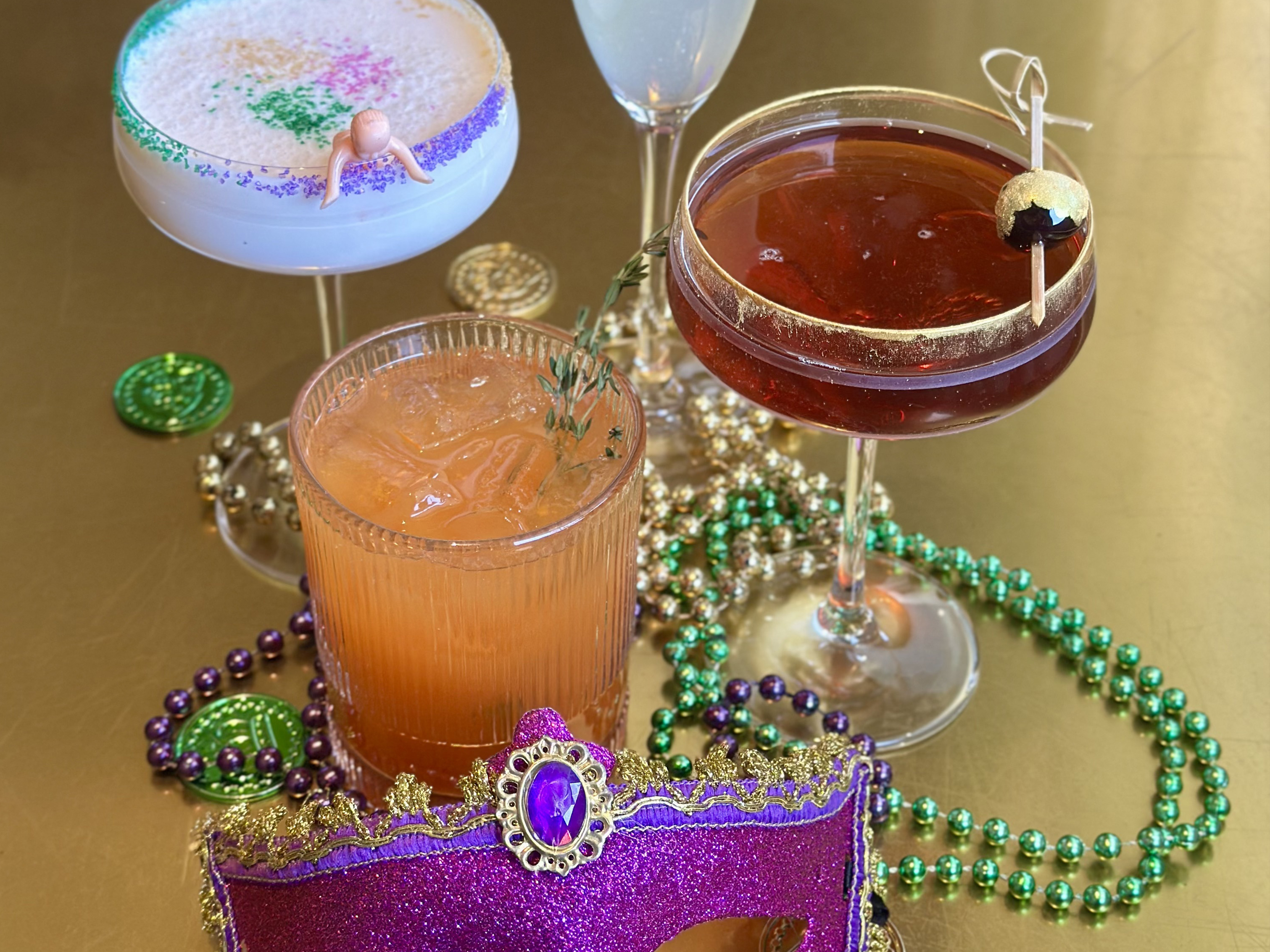 Mardi Gras Cocktails Accompanying Image