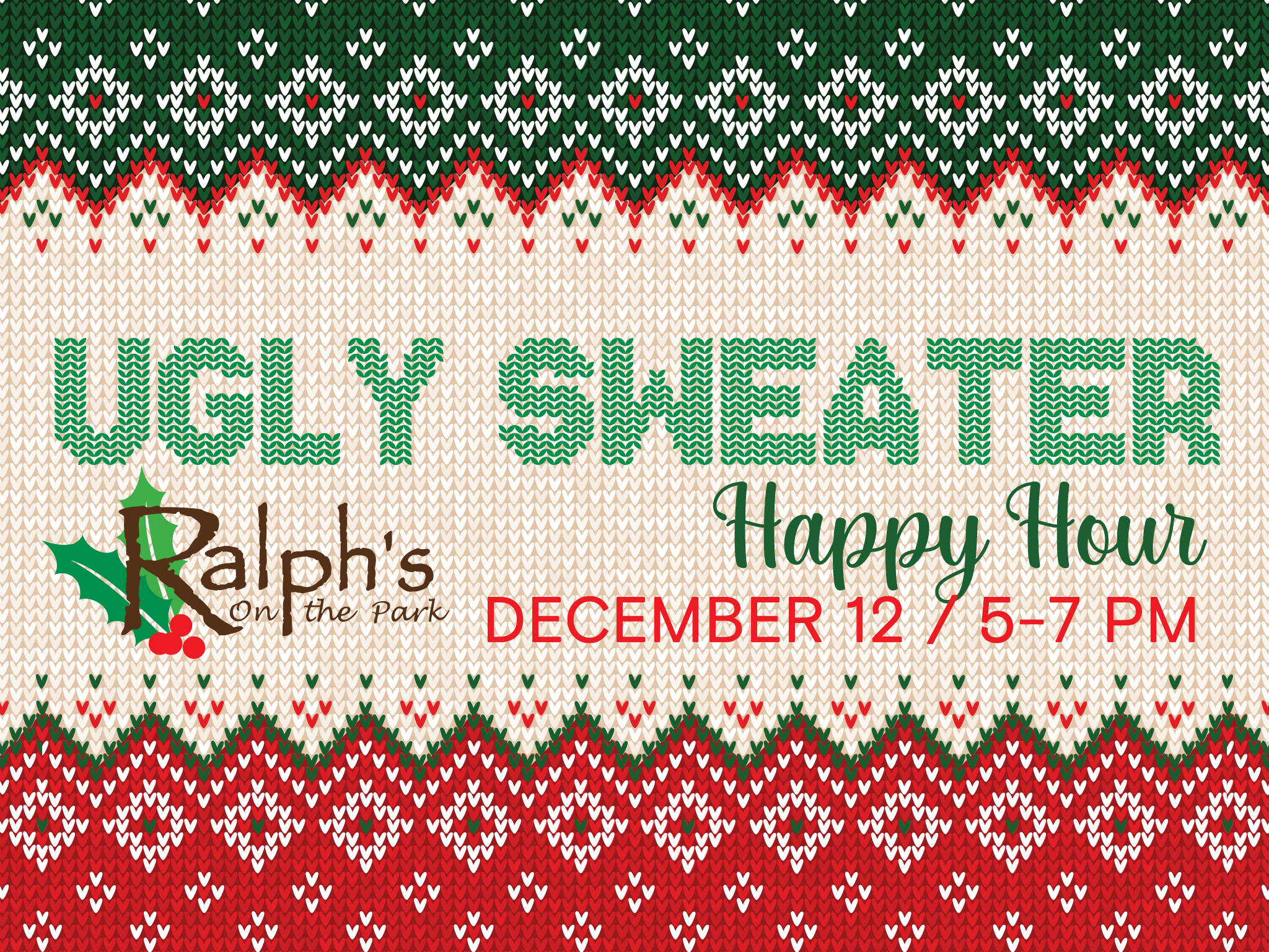 Ugly Sweater Happy Hour Accompanying Image